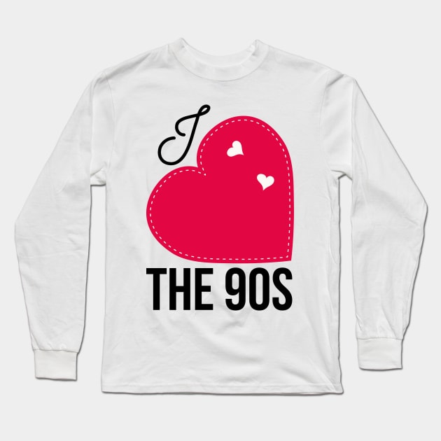 I love the 90s Retro Vintage Heart Long Sleeve T-Shirt by BadDesignCo